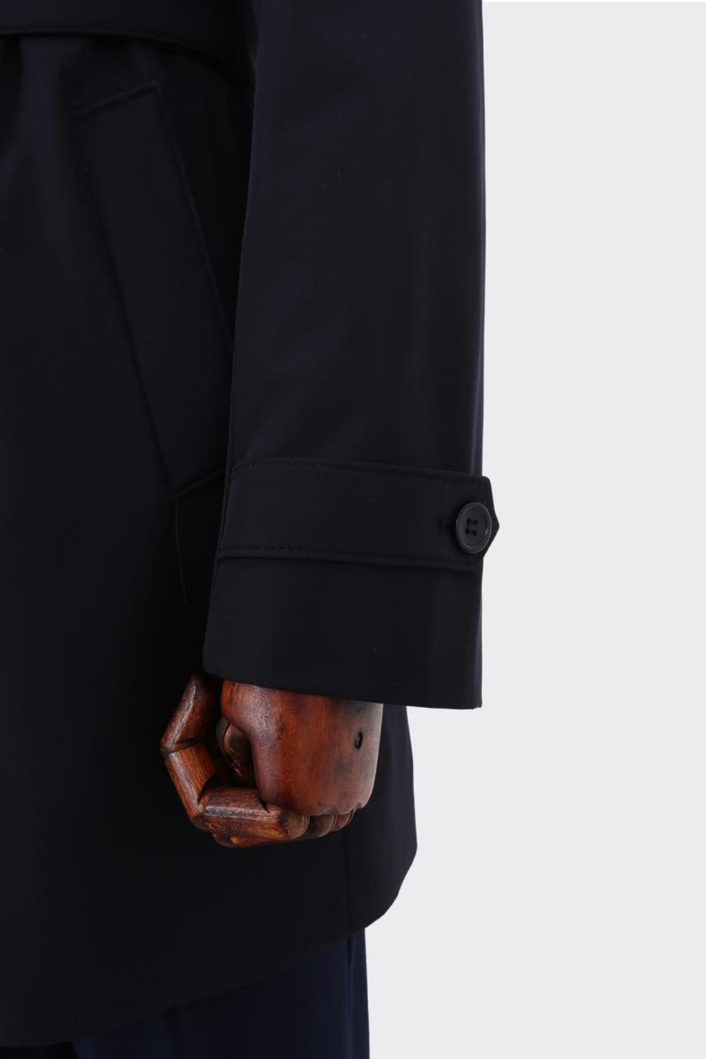 Modern Fonksiyonel Erkek Trençkot - Dayanıklı Polyester Kumaş-KAW9201W