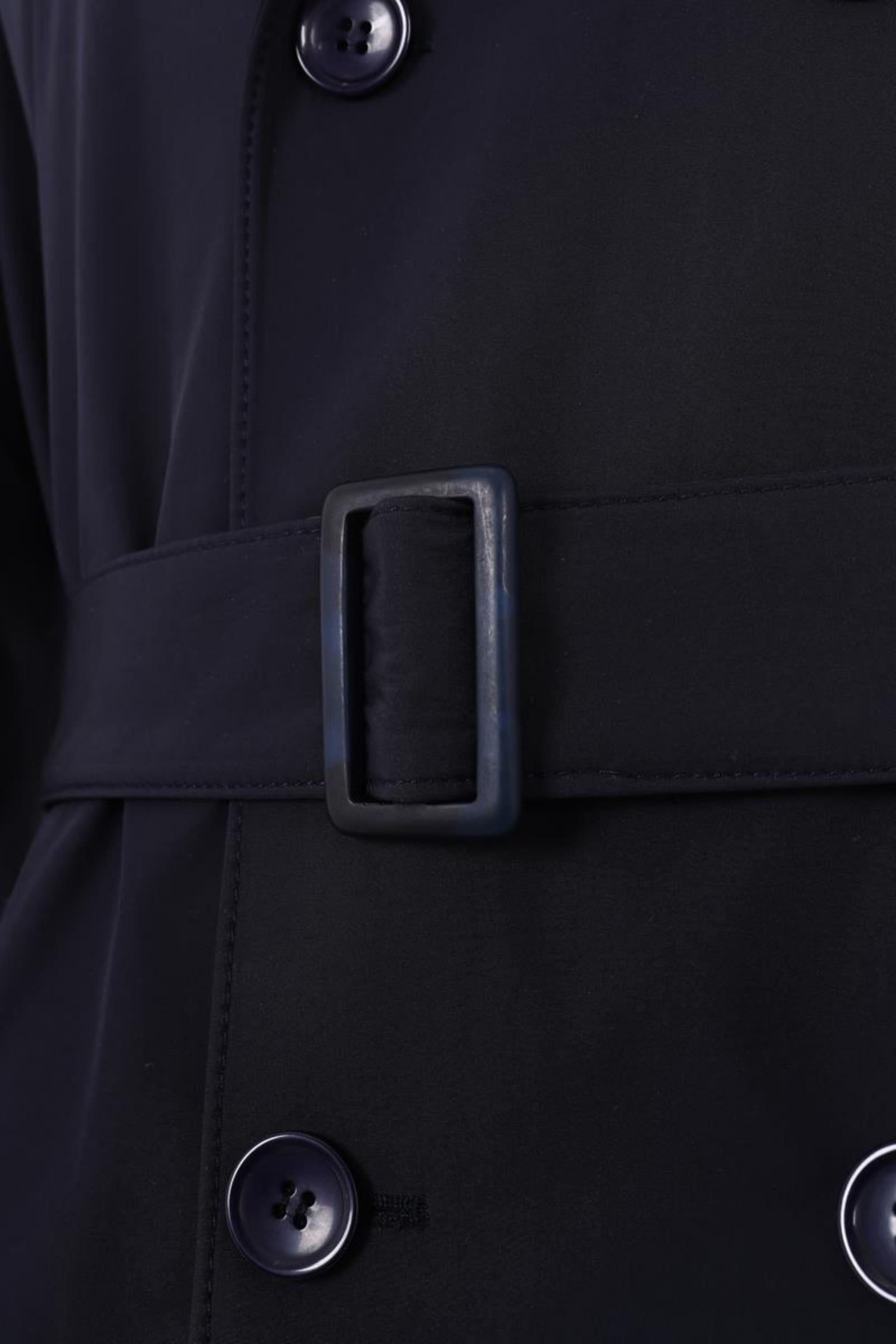 Modern Fonksiyonel Erkek Trençkot - Dayanıklı Polyester Kumaş-KAW9201W