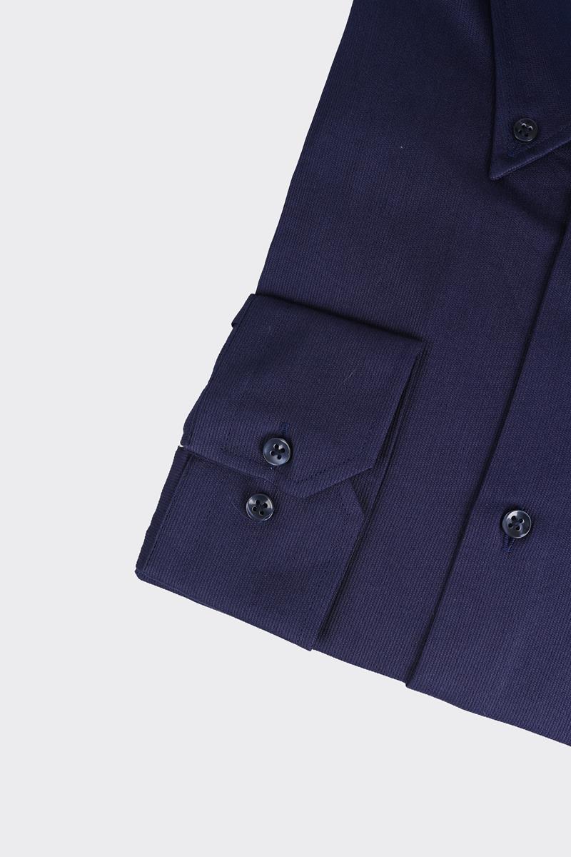 Yaka Düğmeli Erkek Gömlek-KAX4665S