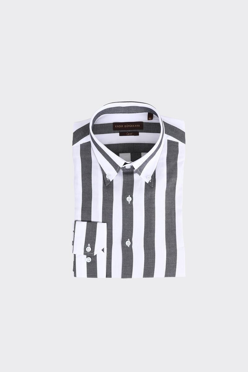 Yaka Düğmeli Gömlek Out-KAX4662S