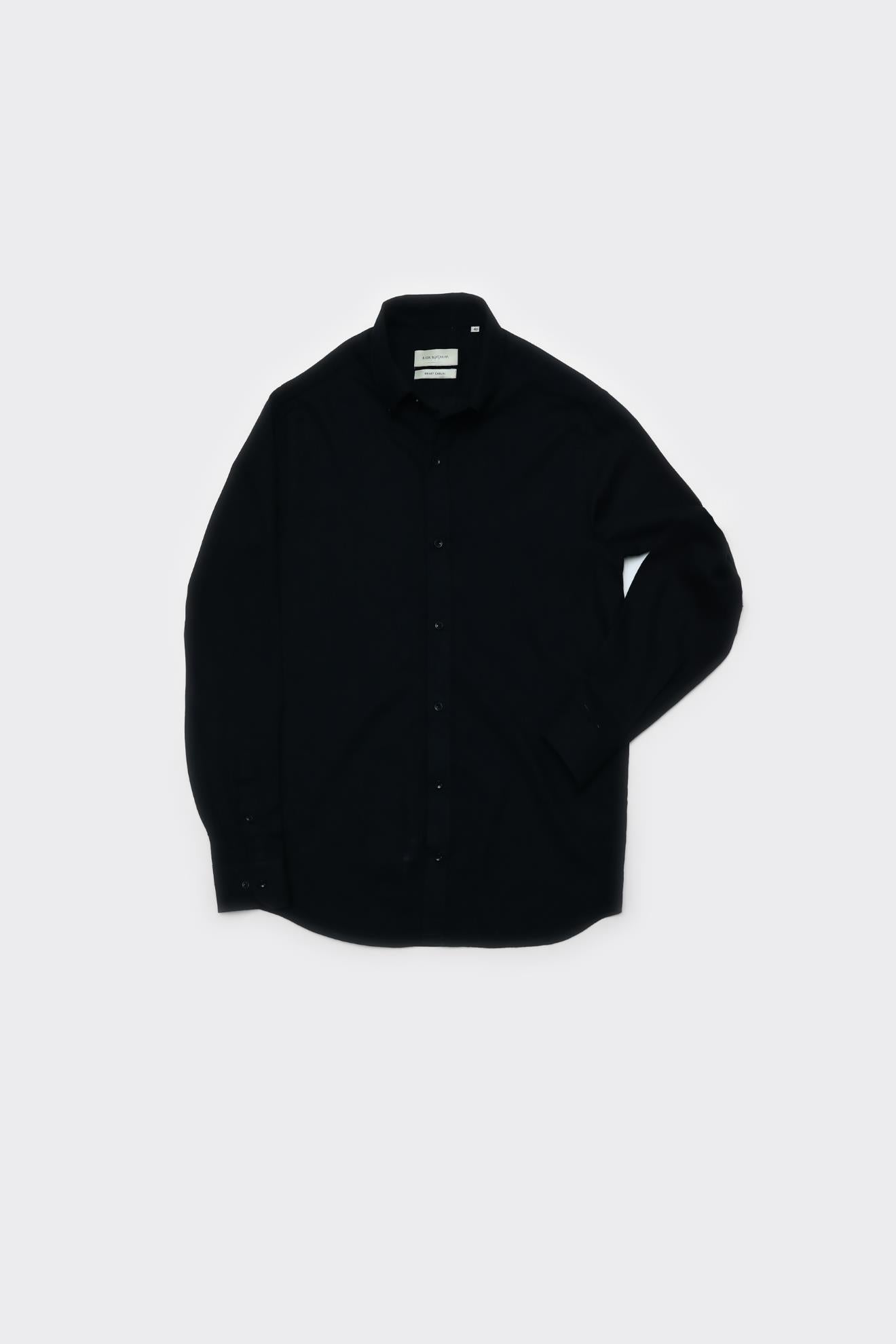 Yaka Düğmeli Erkek Gömlek-KAX4669S