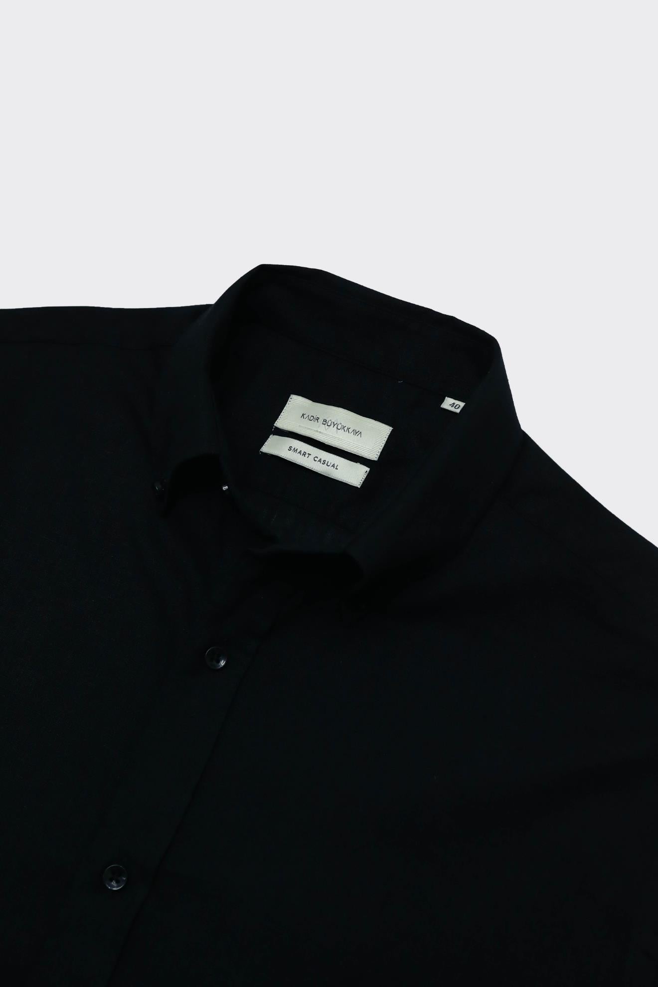 Yaka Düğmeli Erkek Gömlek-KAX4669S