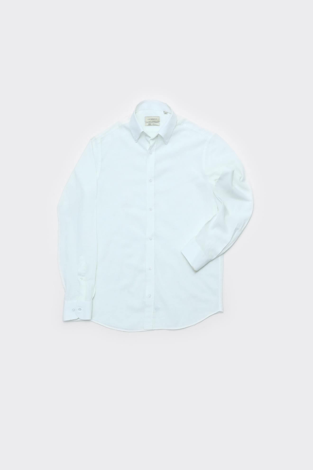 Yaka Düğmeli Erkek Gömlek-KAX4669S