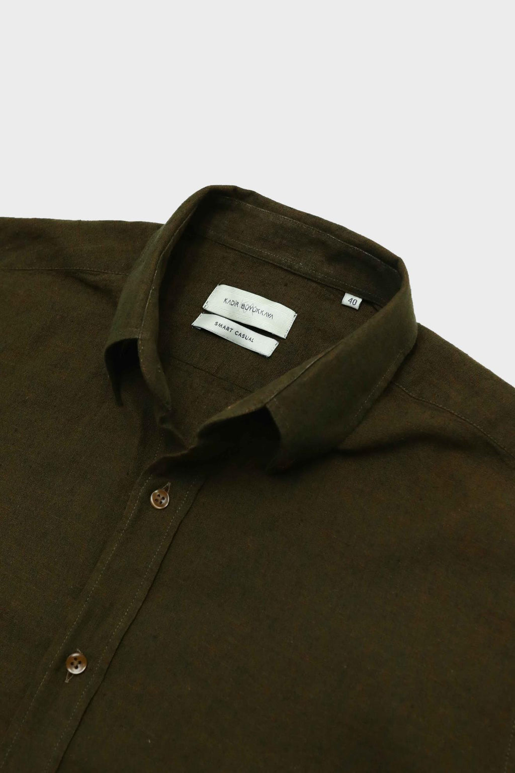 Yaka Düğmeli Erkek Gömlek-KAX4669S