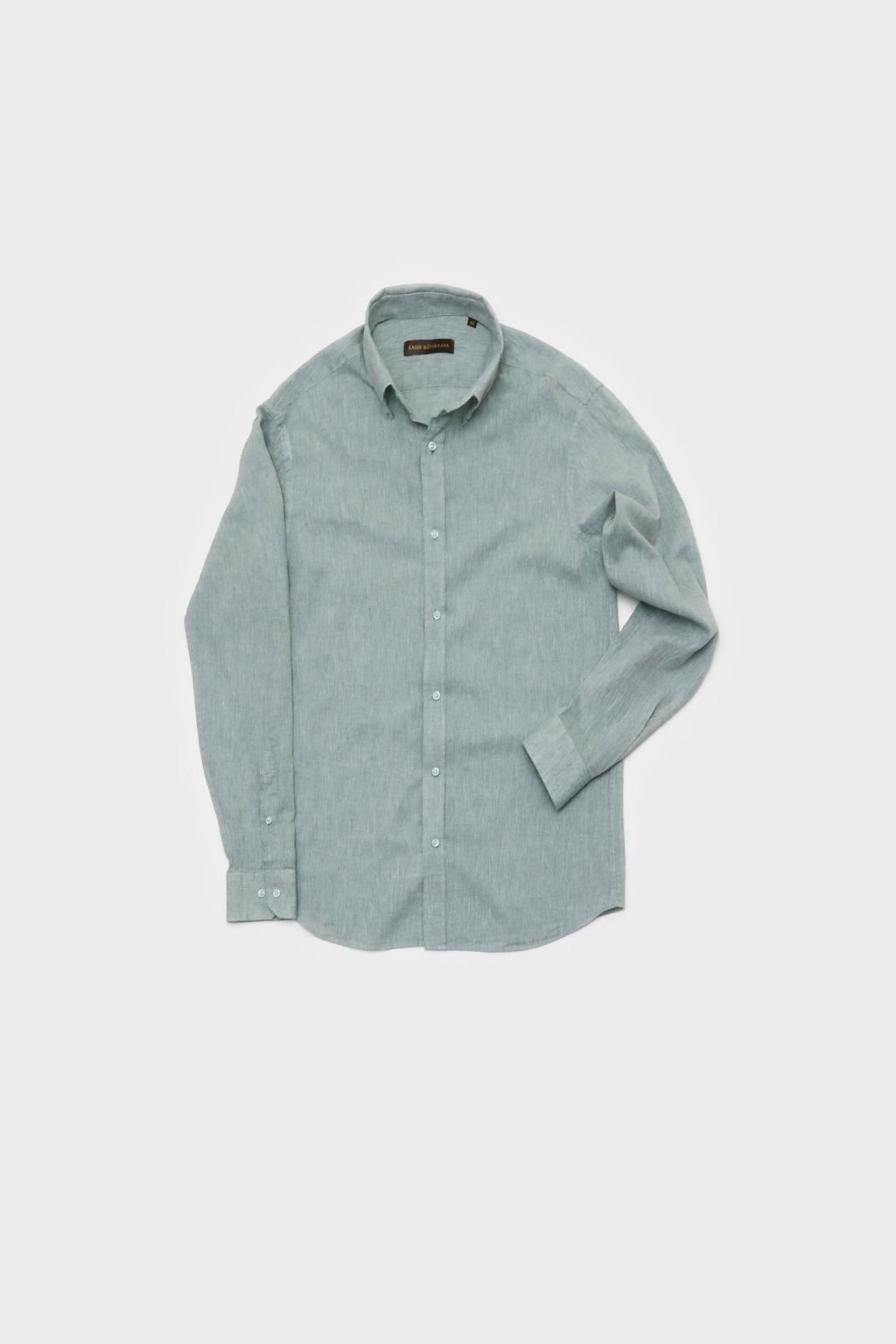 Yaka Düğmeli Erkek Gömlek-KAX4669S