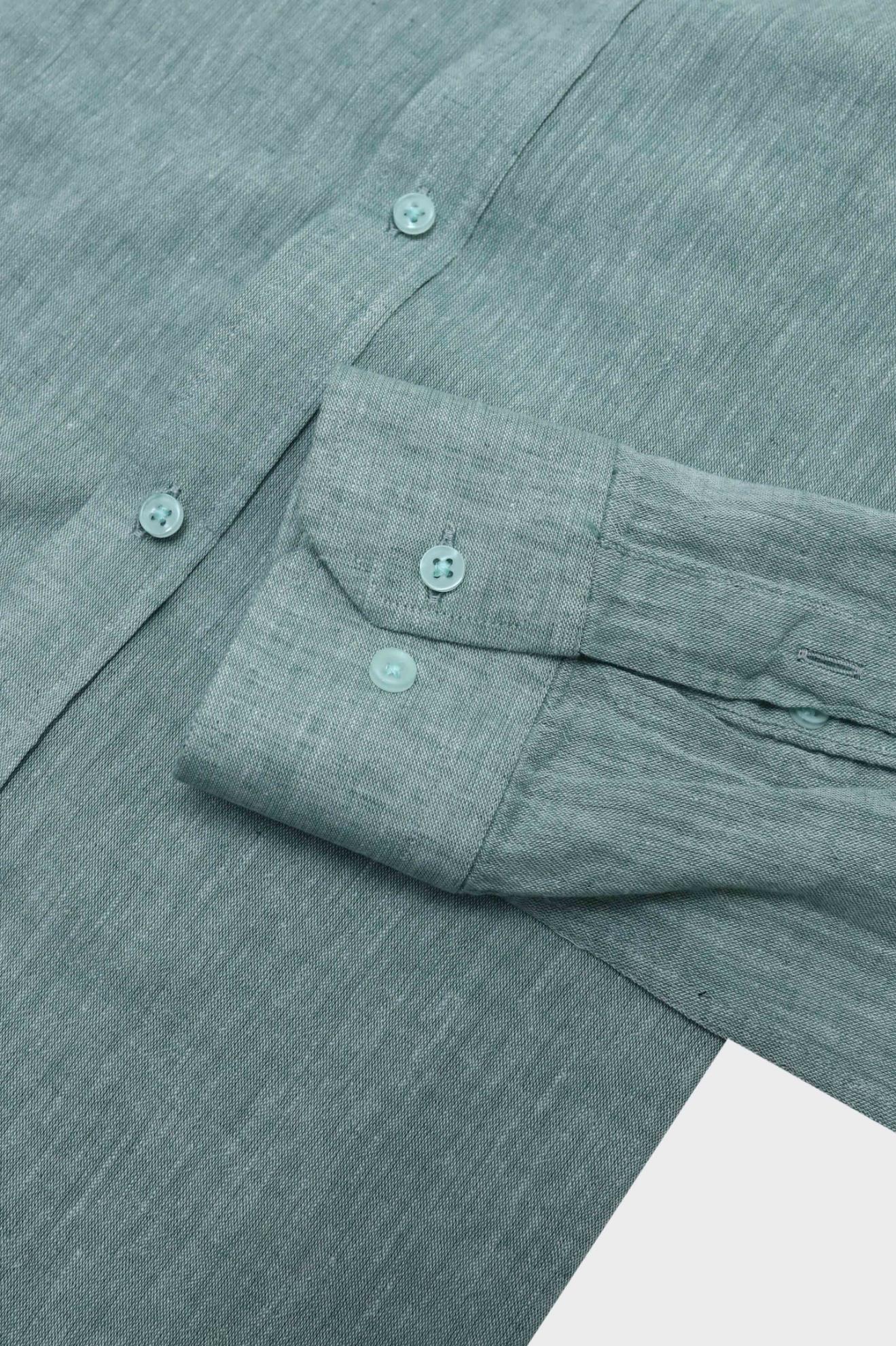 Yaka Düğmeli Erkek Gömlek-KAX4669S