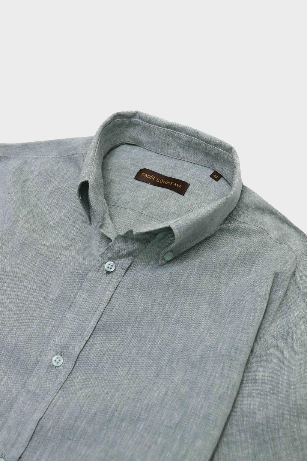 Yaka Düğmeli Erkek Gömlek-KAX4669S