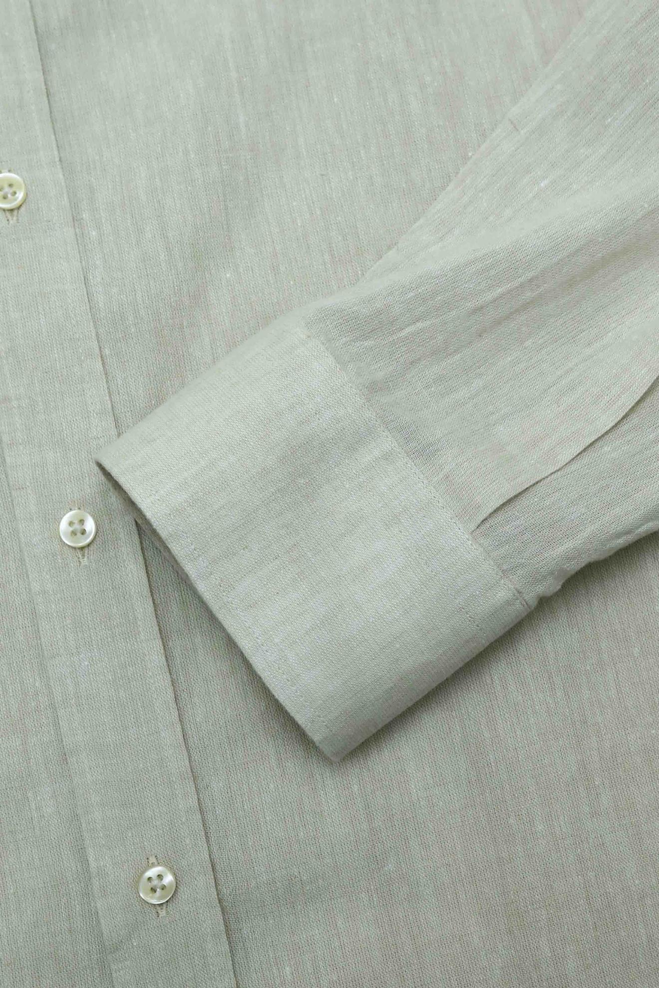 Yaka Düğmeli Erkek Gömlek-KAX4669S