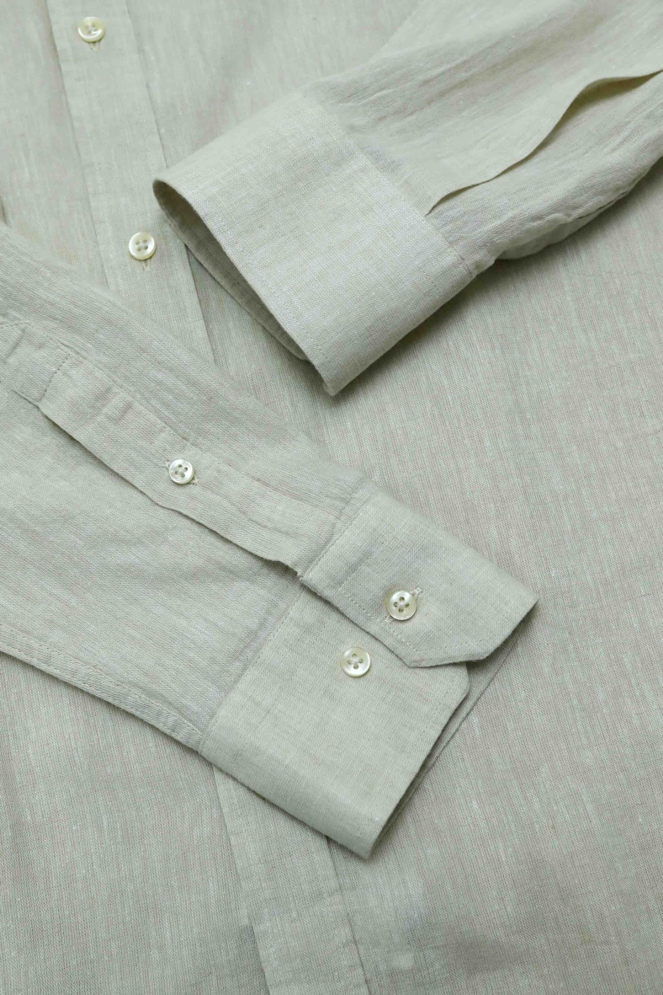 Yaka Düğmeli Erkek Gömlek-KAX4669S