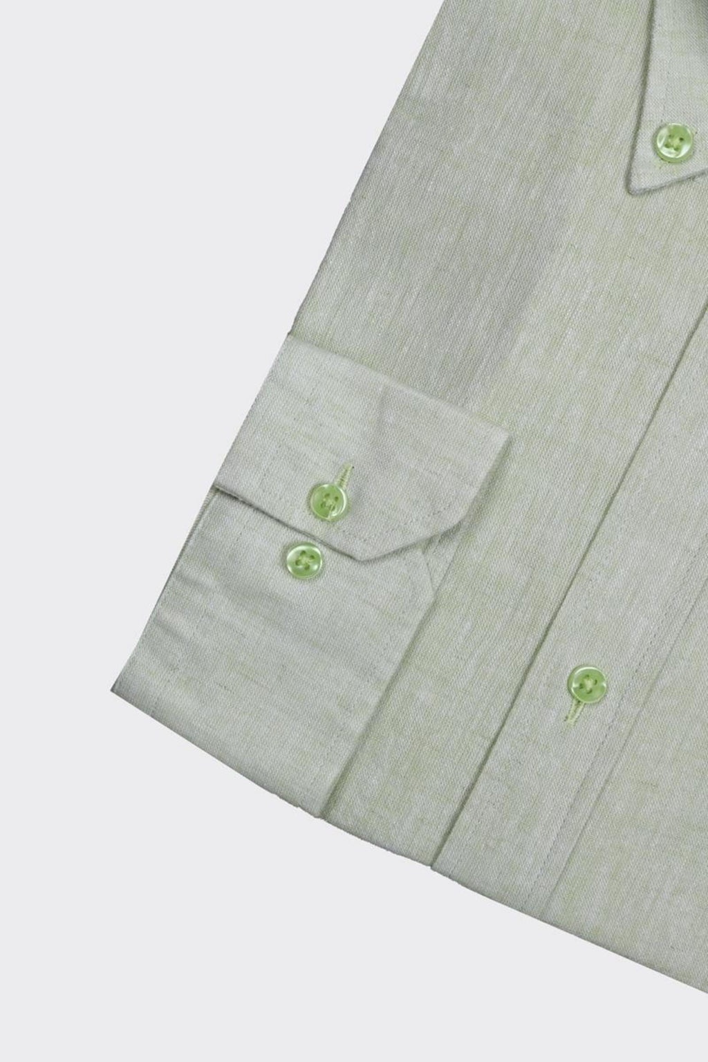 Yaka Düğmeli Erkek Gömlek-KAX4669S