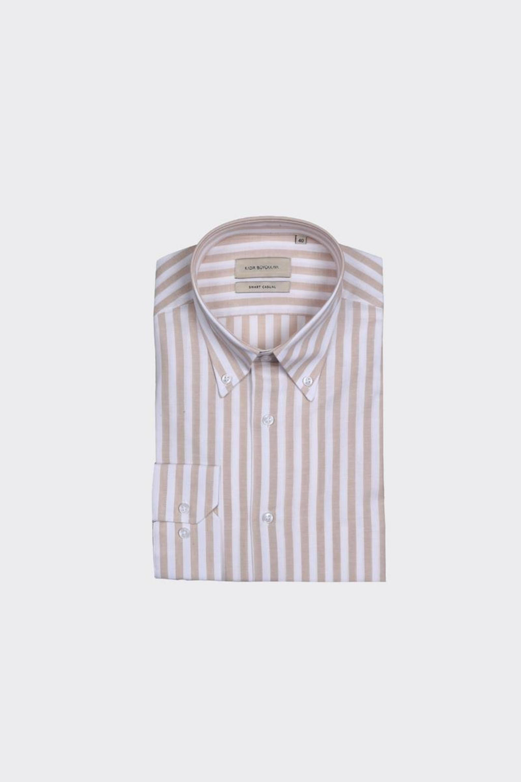 Yaka Düğmeli Erkek Gömlek-KAX4670S