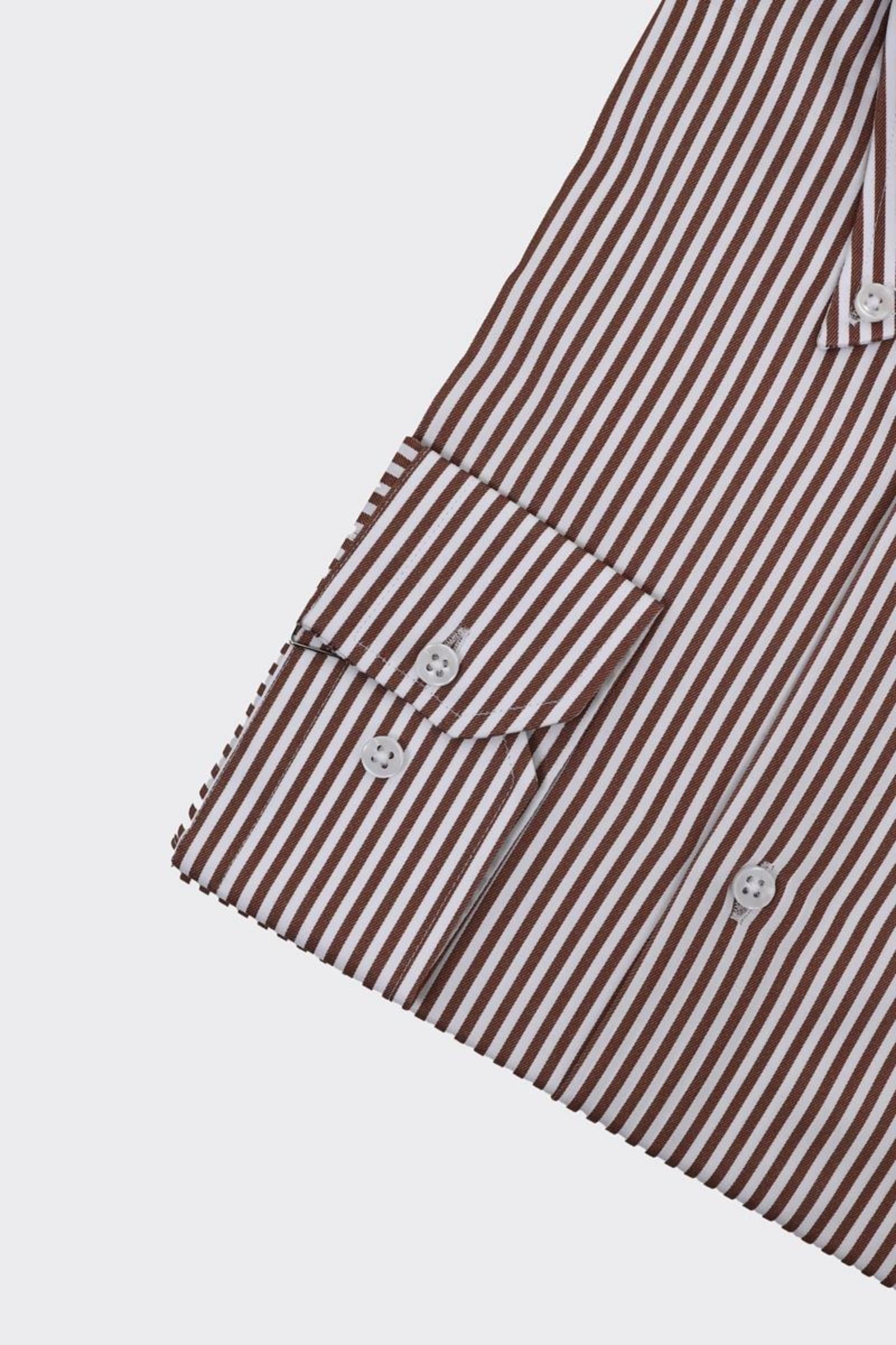 Yaka Düğmeli Erkek Gömlek-KAX4666S