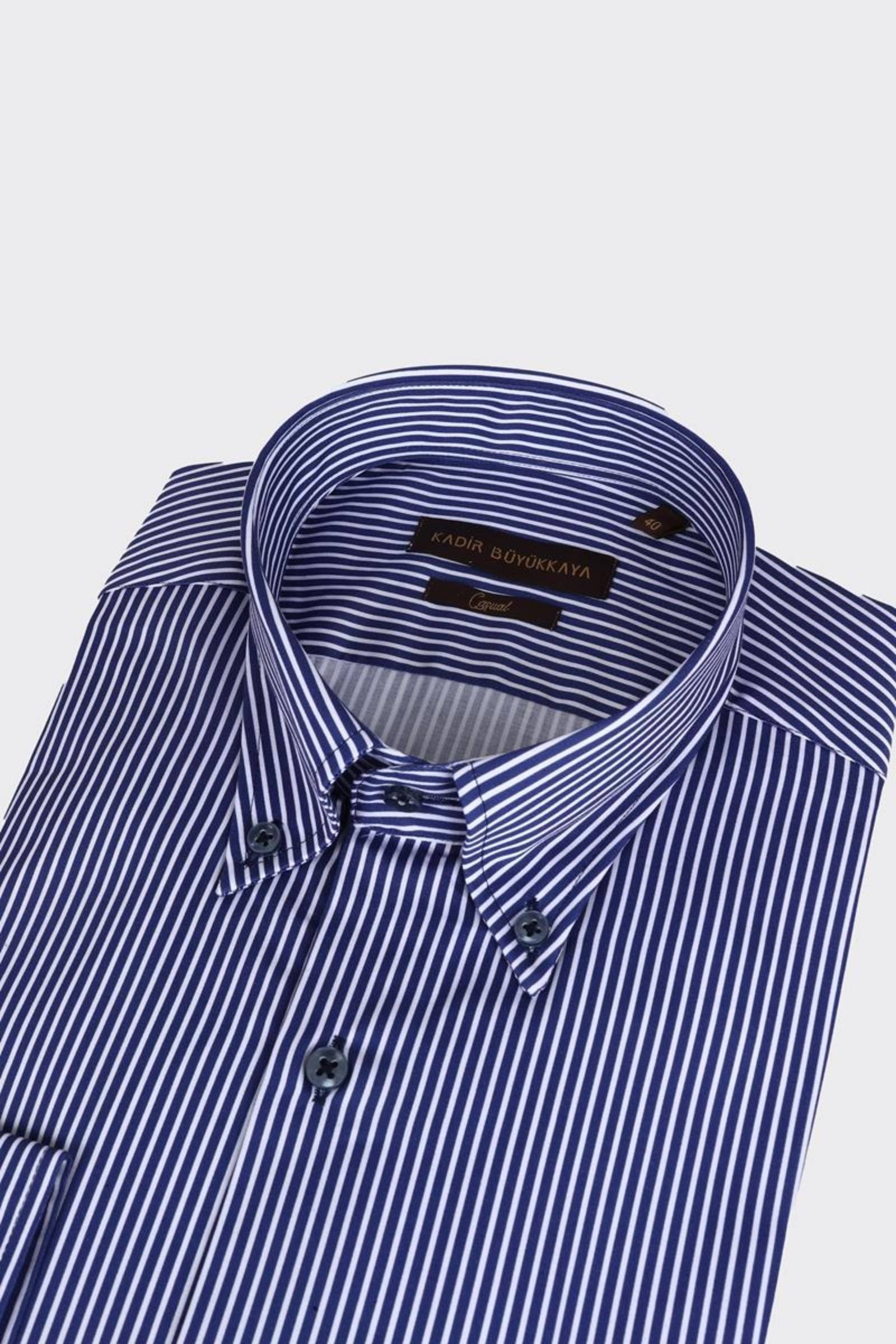 Erkek Yaka Düğmeli Gömlek-KAX4660S