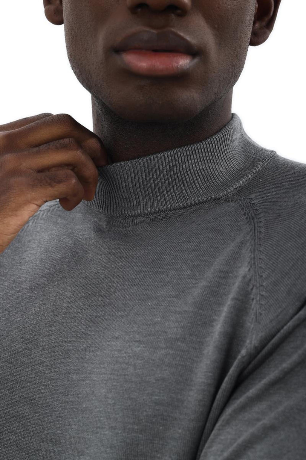 Yarım Balıkçı Triko Erkek Kazak-KAX6520W