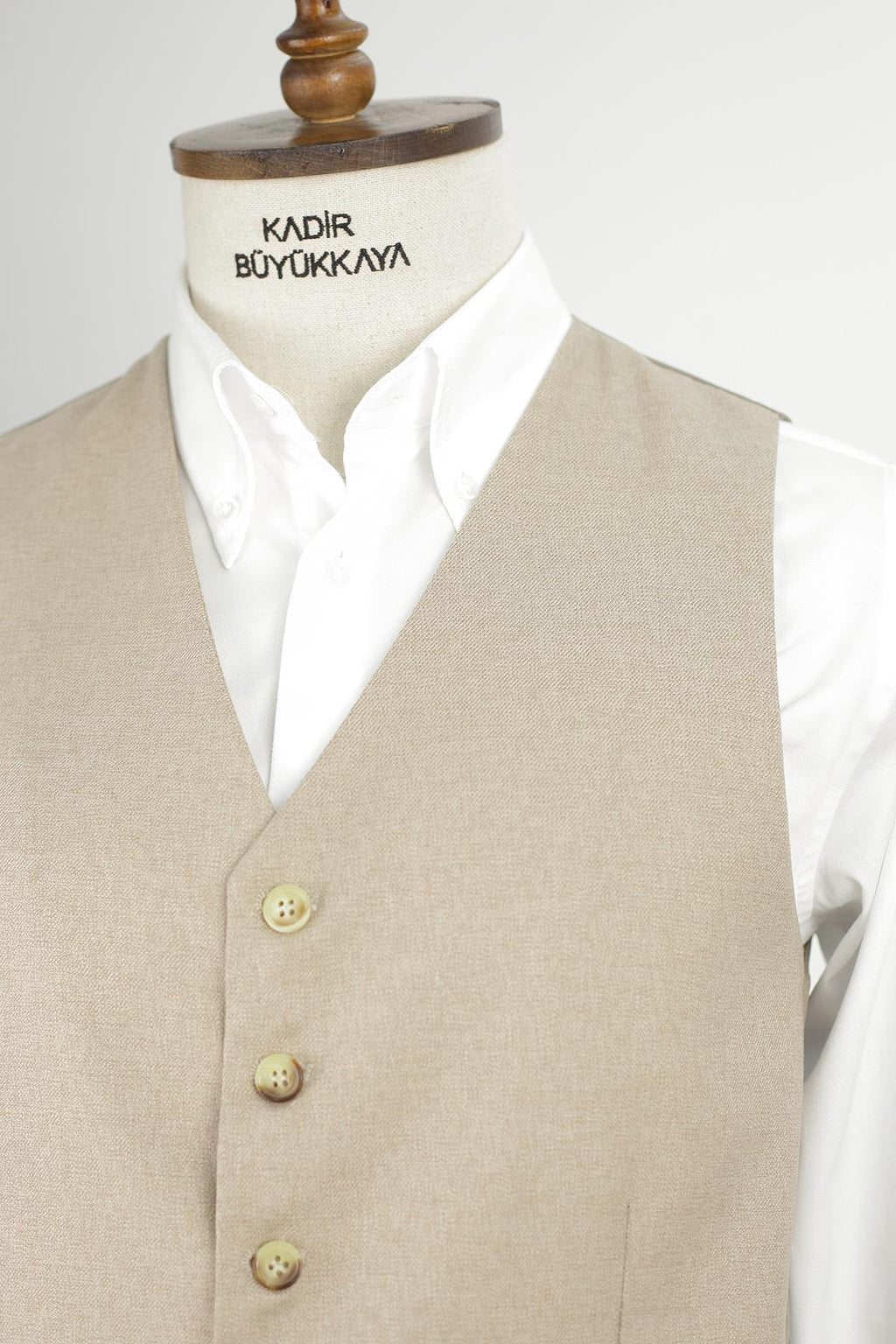 Modern ve Şık Slim Fit Viskon Erkek Yelek-KAV1600W