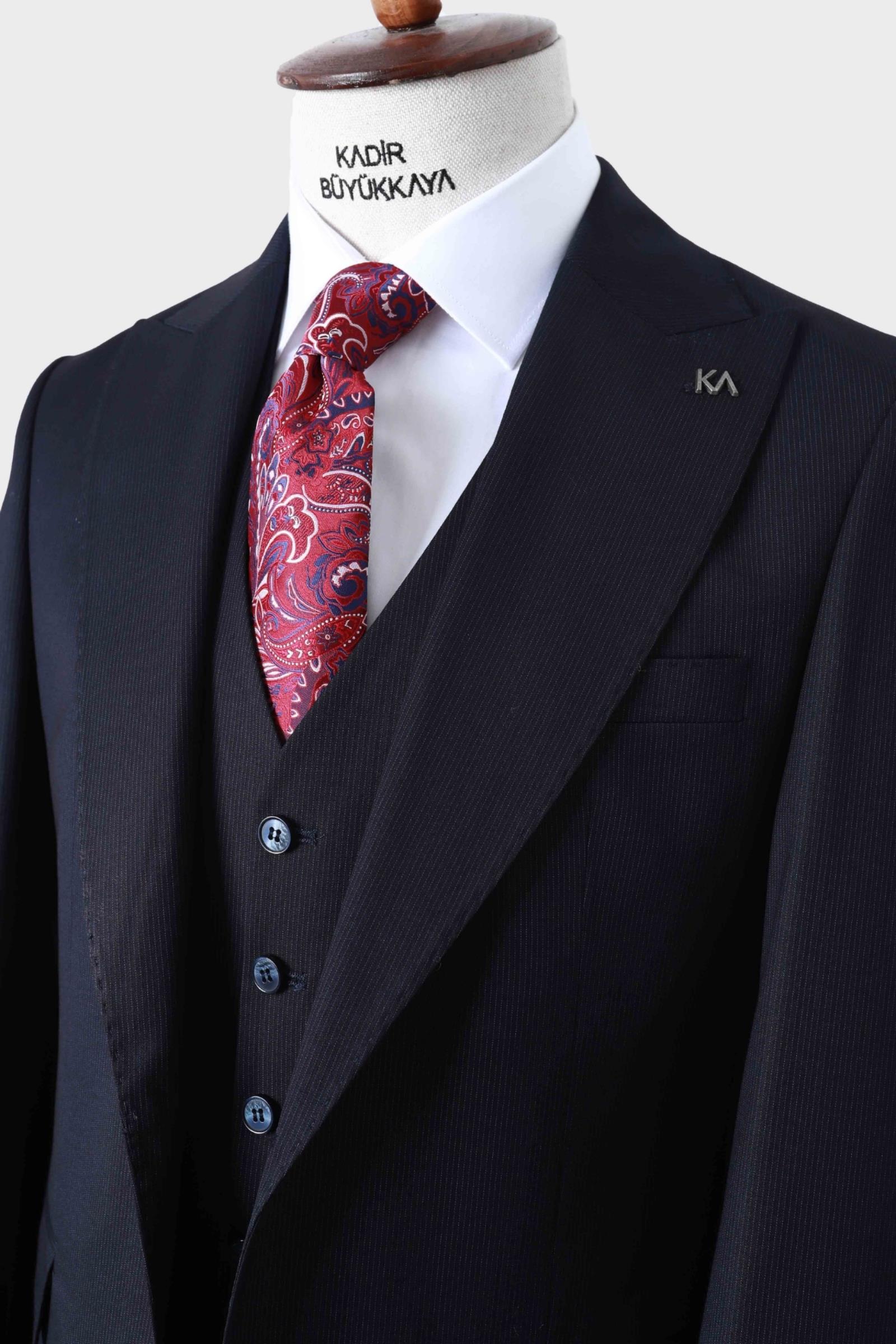 Yelekli Takım Elbise-KAW1048S