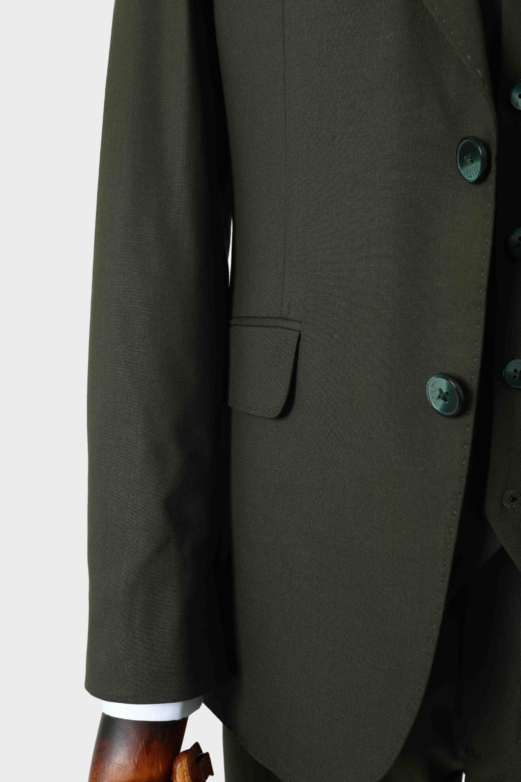 Klasik Yelekli Erkek Takım Elbise - Slim Fit Kesim-KAW1030S