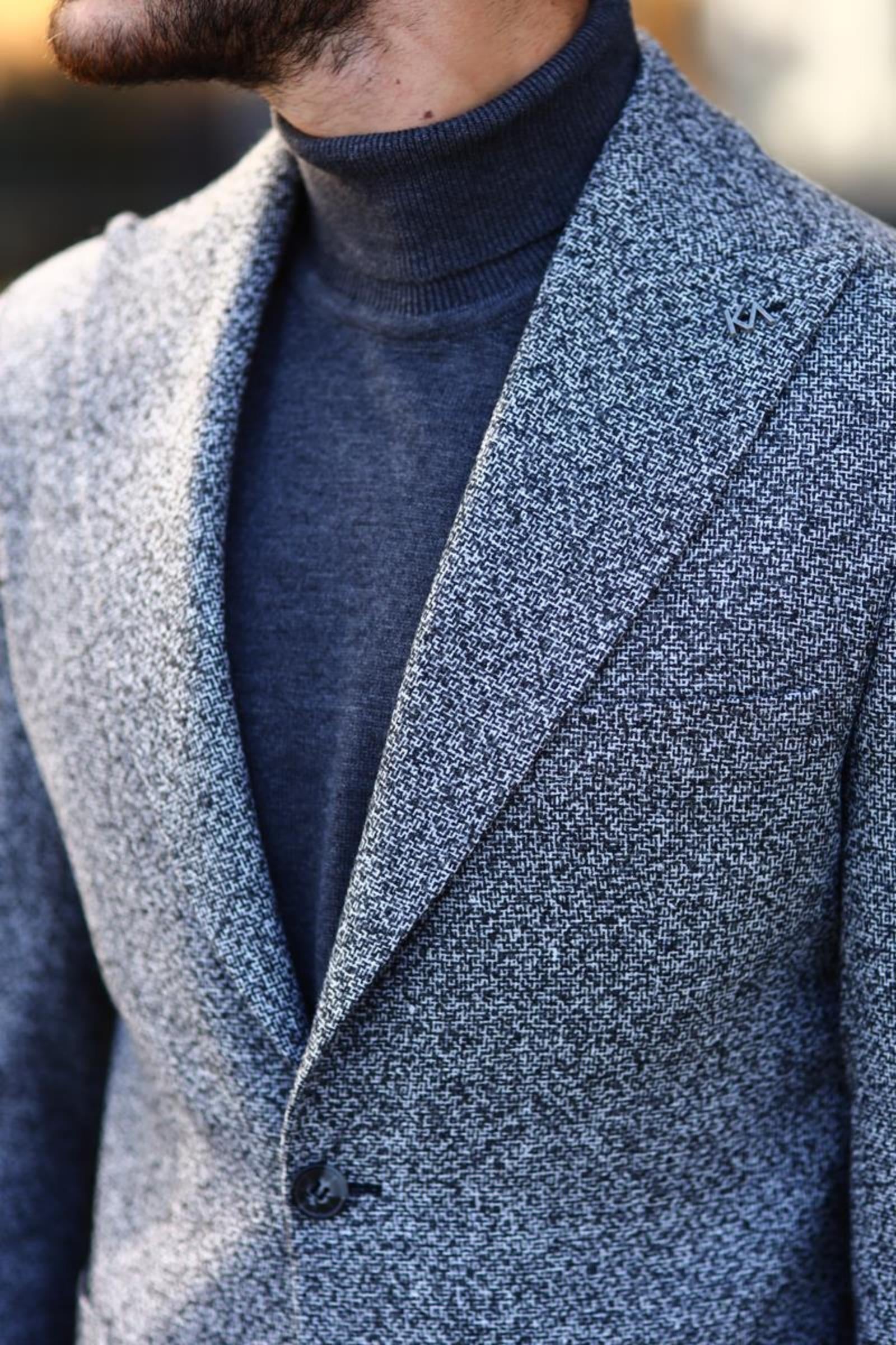 Yüksek Kaliteli Erkek Ceket-KAV5048W