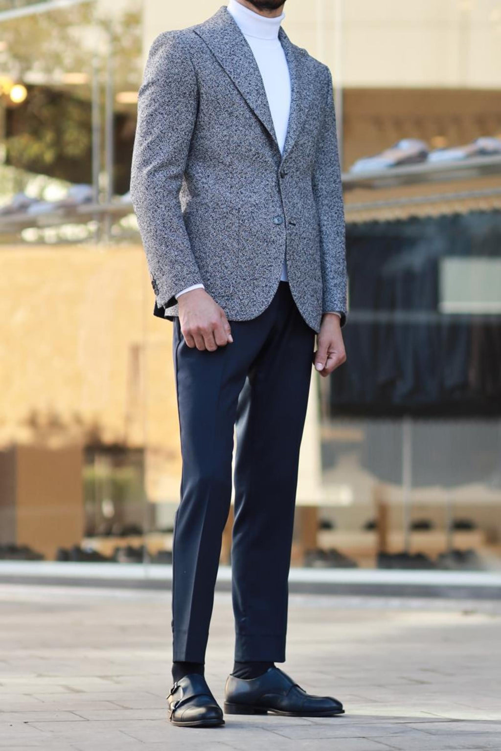 Yüksek Kaliteli Erkek Ceket-KAV5048W