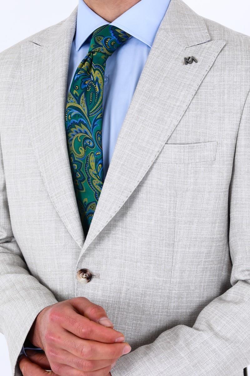 Yumuşak ve Dayanıklı Slim Fit Erkek Ceket-KAW5070S