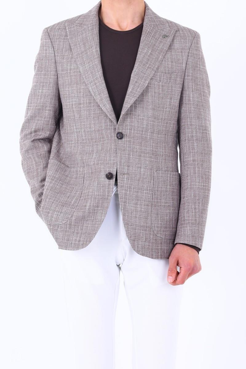 Yumuşak ve Dayanıklı Slim Fit Erkek Ceket-KAW5070S