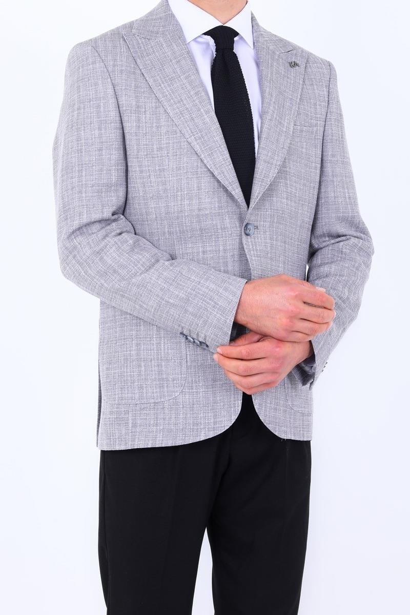 Yumuşak ve Dayanıklı Slim Fit Erkek Ceket-KAW5070S