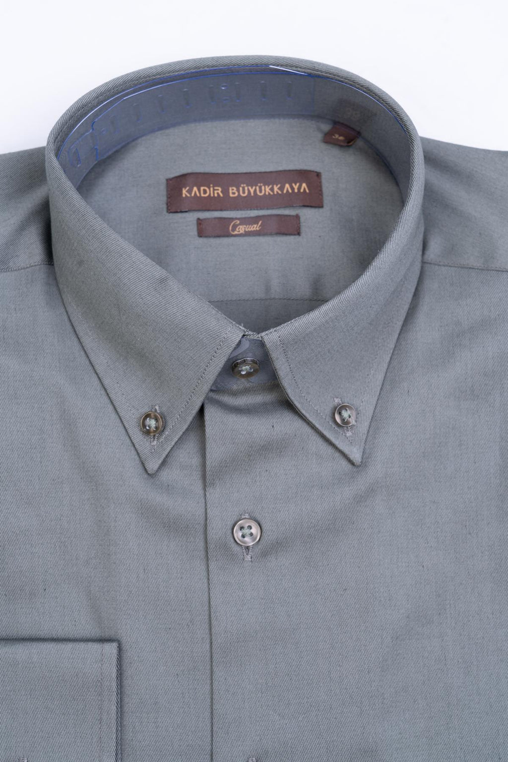 Yaka Düğmeli Gömlek Out-KAW4655S